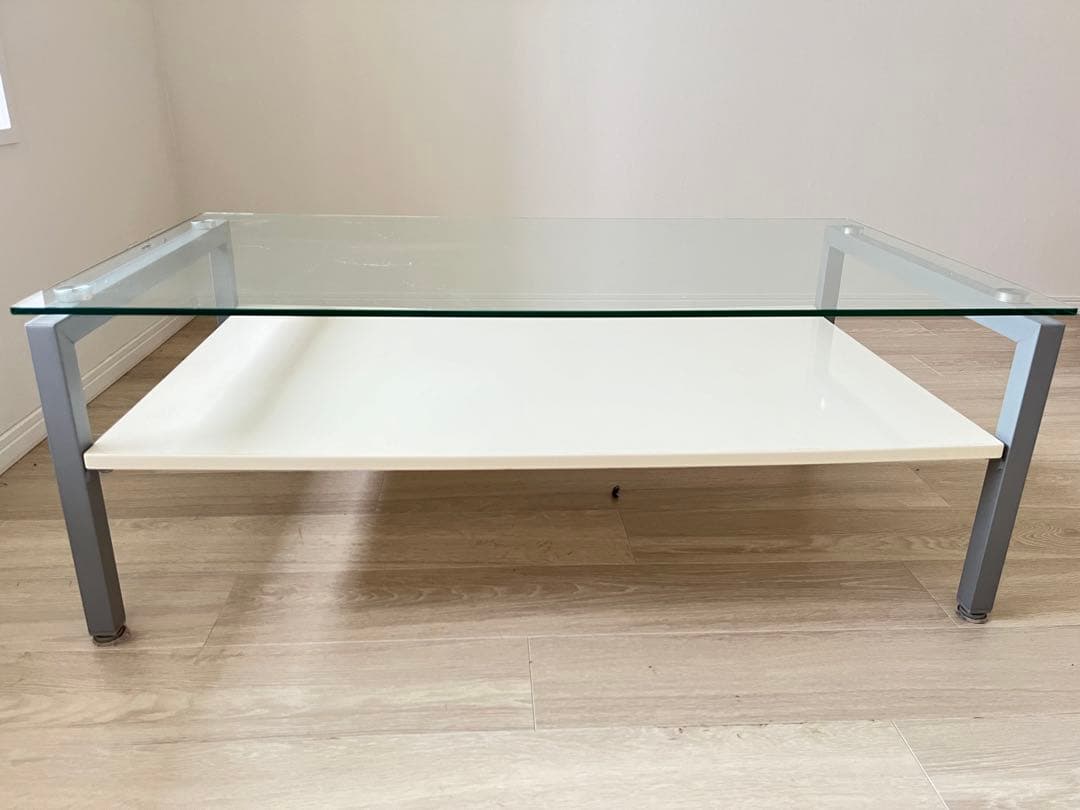 値下げ‼︎ 【送料込み】ローテーブル　ガラス天板