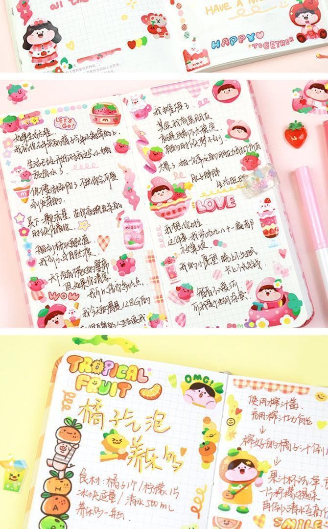 【4巻セット】Meatball 肉球新作 フルーツシリーズ 海外シール