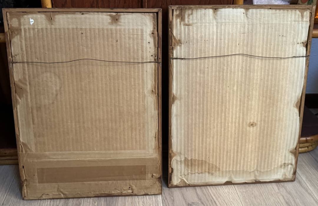 Lot of 2 1940/50s ビンテージ Matson Menu