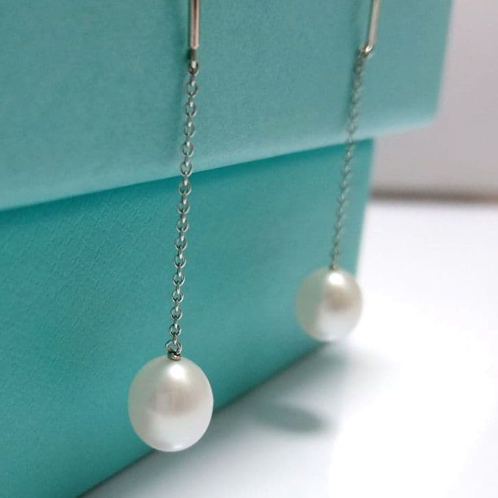 専用ですTIFFANYティファニー パール ドロップピアス シルバー 8.3㎜粒