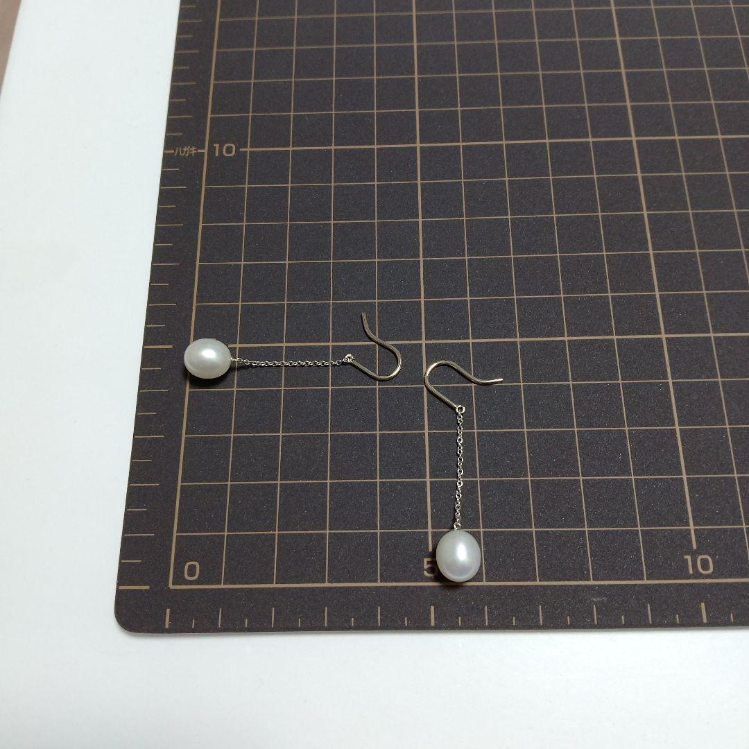 専用ですTIFFANYティファニー パール ドロップピアス シルバー 8.3㎜粒