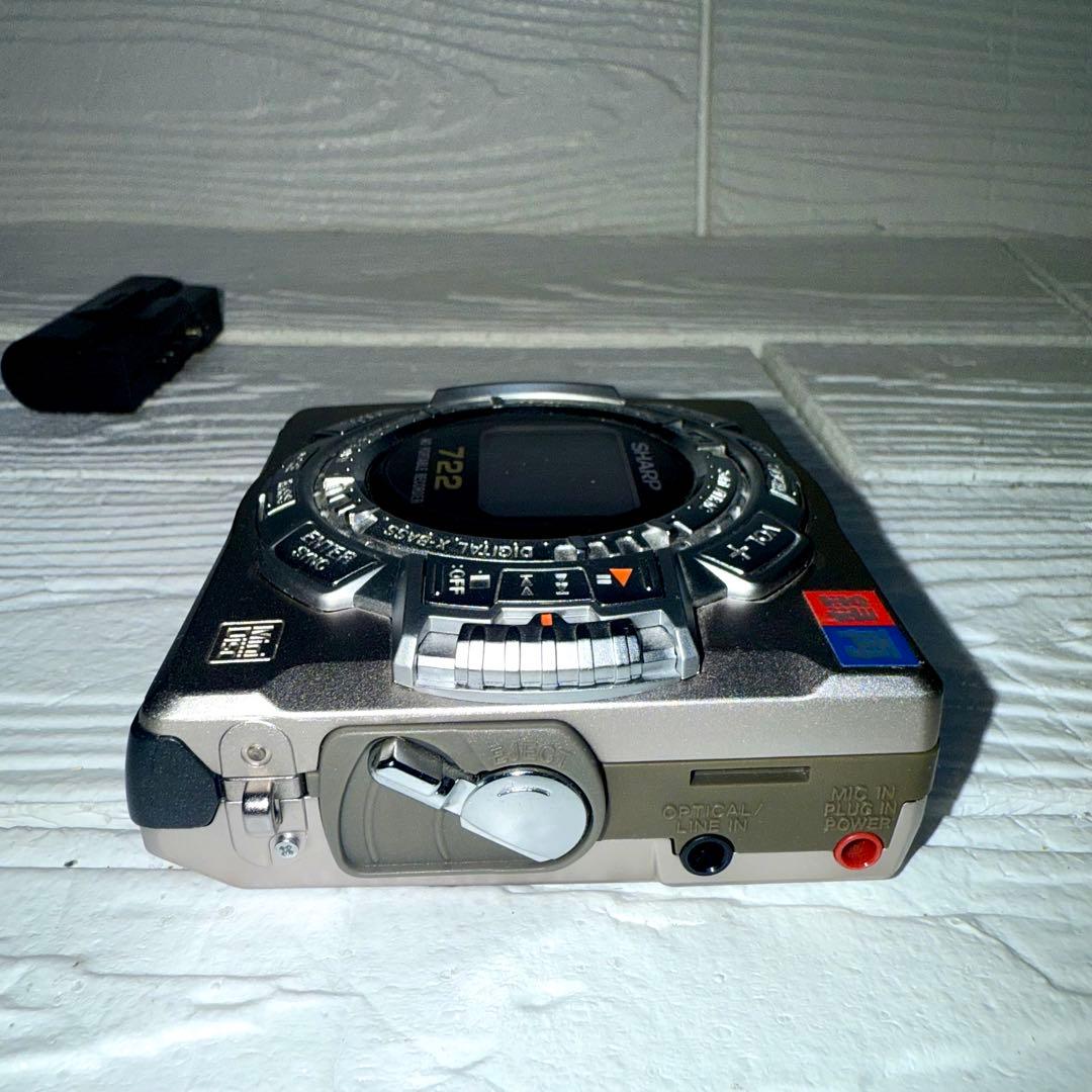 【動作品】SHARP MD-MS722-S 付属品純正イヤホン付