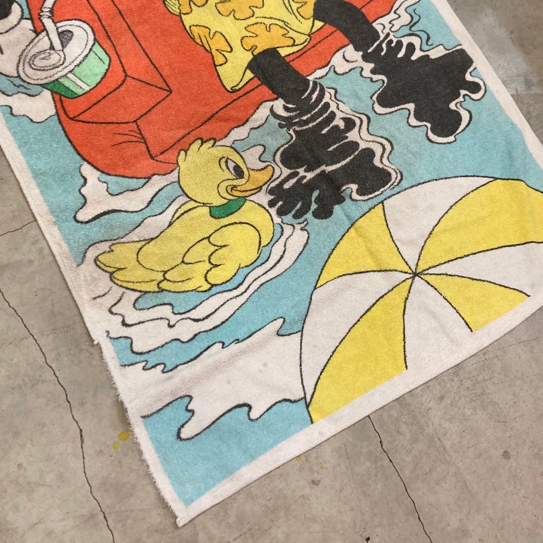 80's ビンテージ ミッキーマウス ビーチタオル disney アンティーク