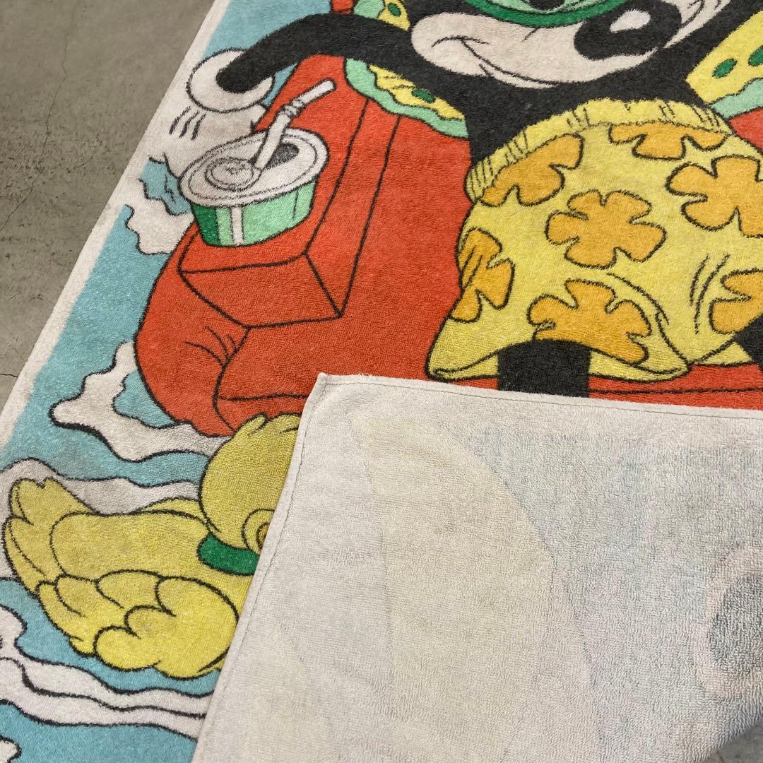 80's ビンテージ ミッキーマウス ビーチタオル disney アンティーク