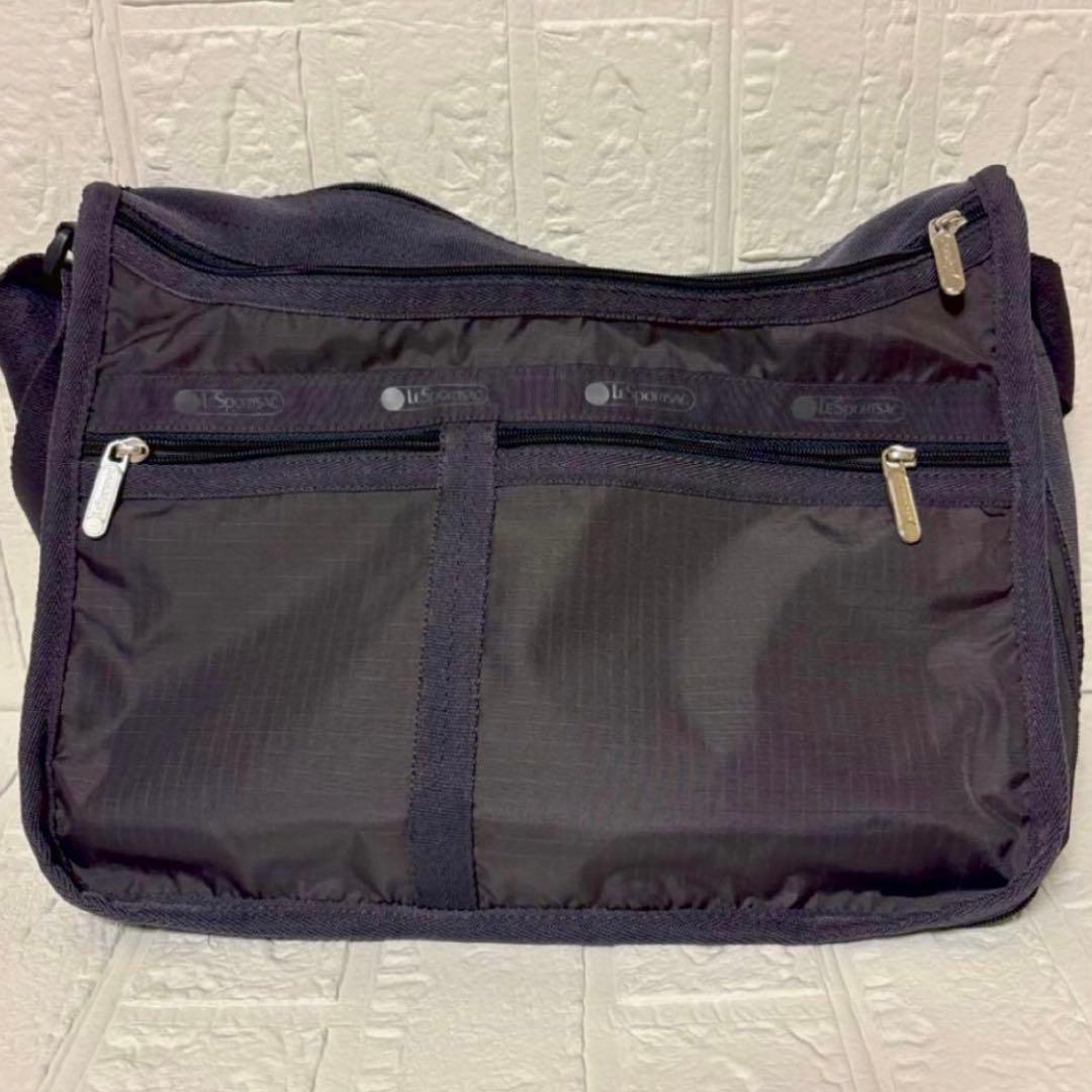 Lesportsacショルダーバッグデラックス エブリデイバッグ サンダーグレー