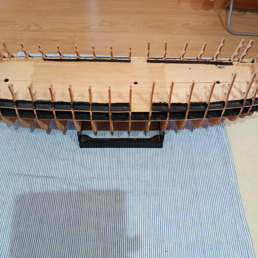 デアゴスティーニ①　週刊　HMSゥ゙ィクトリーを作る　victory 船本体