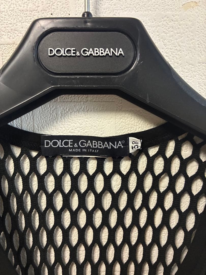 Dolce & Gabbana ブラックタンクトップ 38