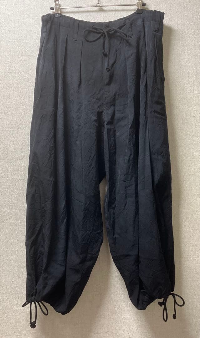 古着　ムラ染めバルーンパンツ　ヨウジヤマモト　プールオム　サイズ1