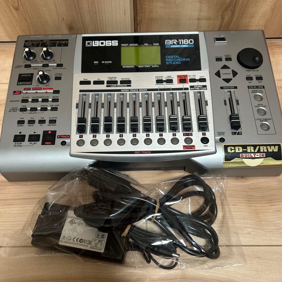 BOSS ボス BR-1180CD MTR マルチトラックレコーダーアダプタ付
