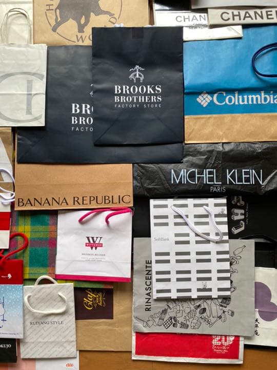 #ルイ　ヴィトン ティフアニー シャネル 等 ブランド 紙袋 130枚セット