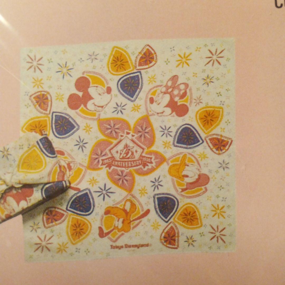 ディズニーランドレトロ15thべんとうチーフハンカチタオルセット