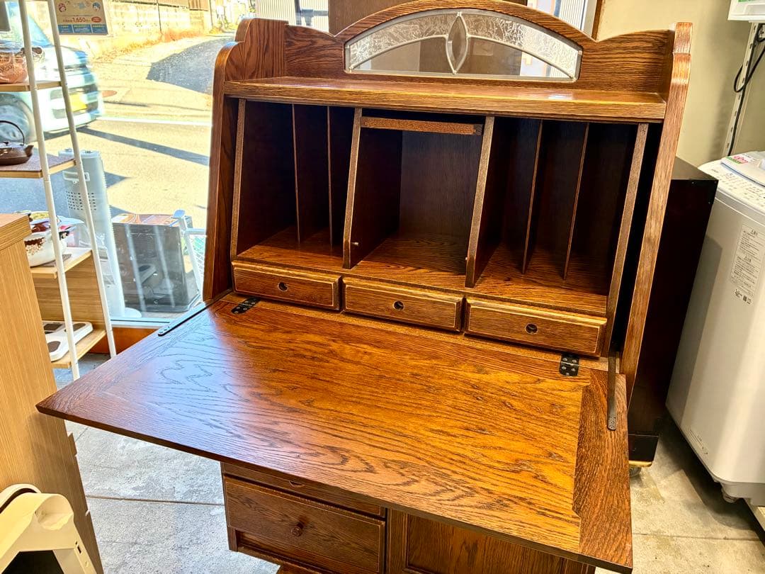 カントリーハウス ライティングビューロー 三越家具 ブルージュ 英国 デスク