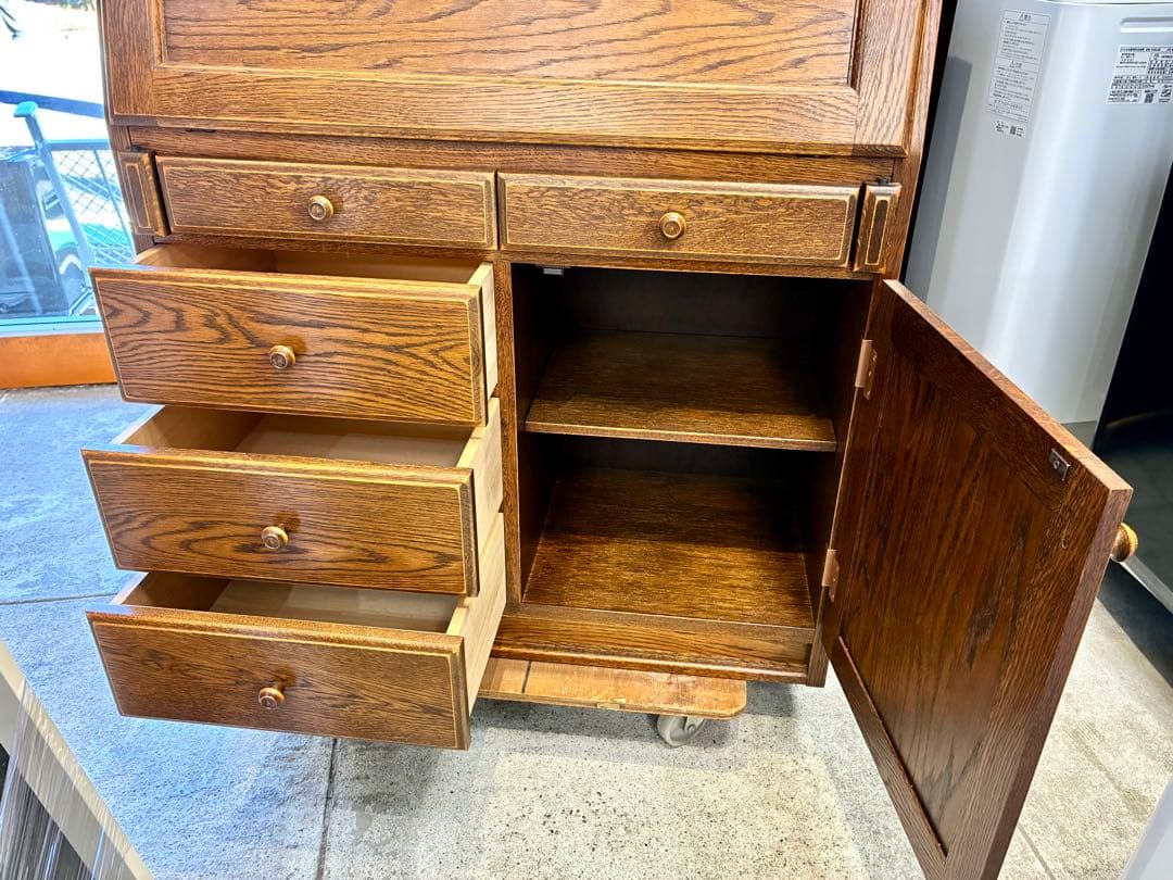 カントリーハウス ライティングビューロー 三越家具 ブルージュ 英国 デスク