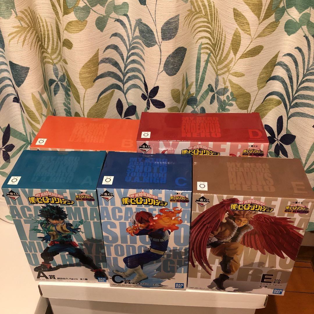 僕のヒーローアカデミア一番くじ緑谷轟爆豪エンデヴァーホークストガヒミコフィギュア