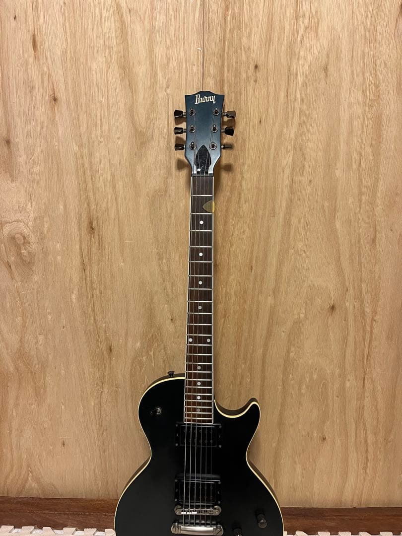 Burny ブラックレスポールタイプギター　SLG50