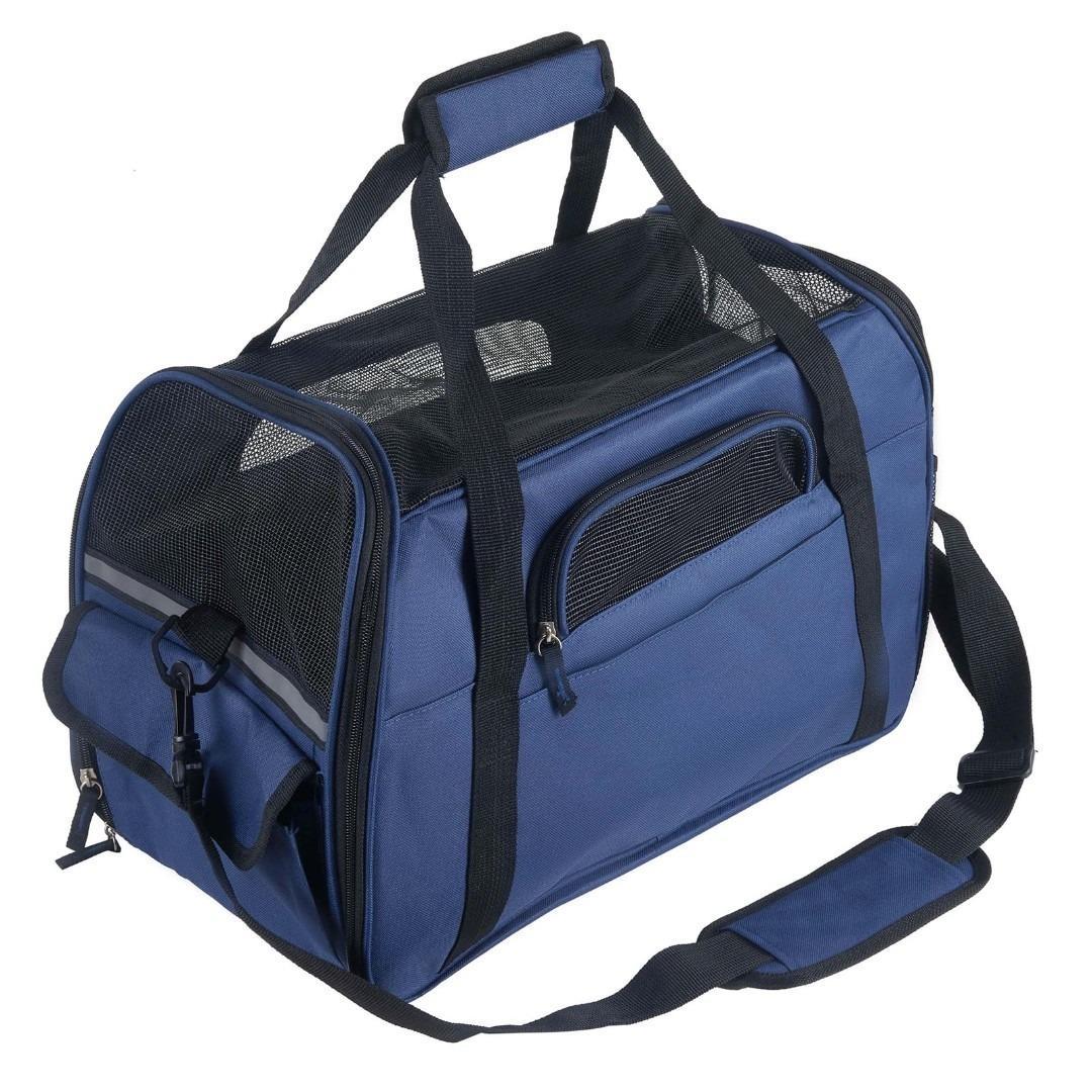 ネイビーキャリーバッグ 中型犬用