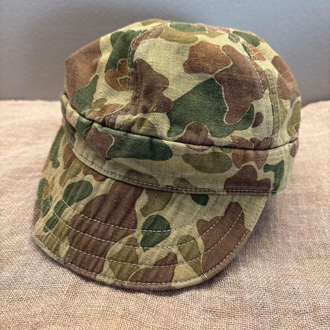 デニム&ダンガリー　カモフラ柄　キャップ　サイズ54