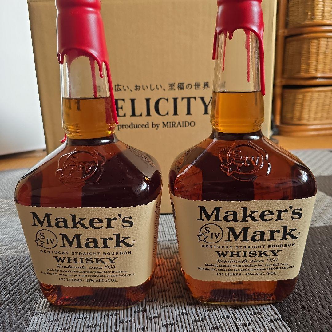 メーカーズマーク レッドトップ 大容量1750ml　2本