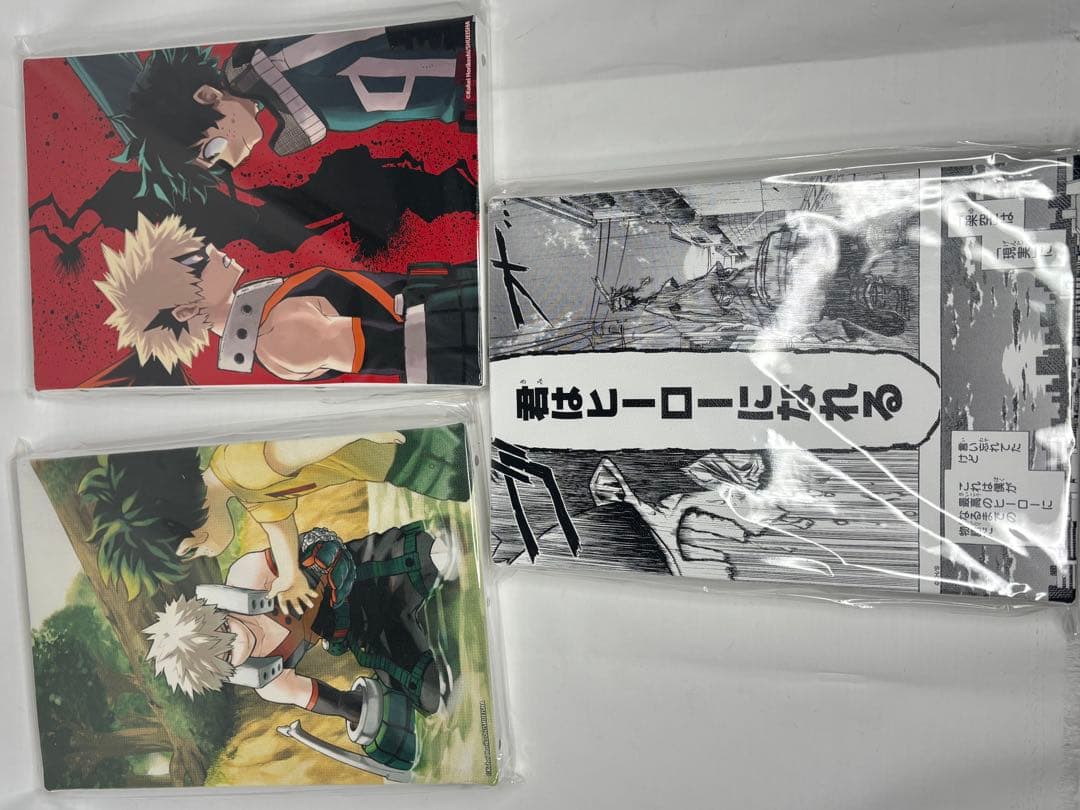 【新品】ヒロアカ アートボード3点 2巻 29巻 名場面 原画展 デク爆豪