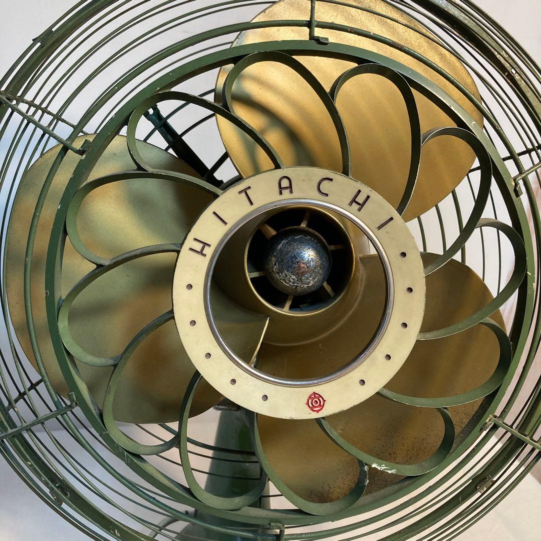 HITACHI レトロ扇風機 3枚羽根