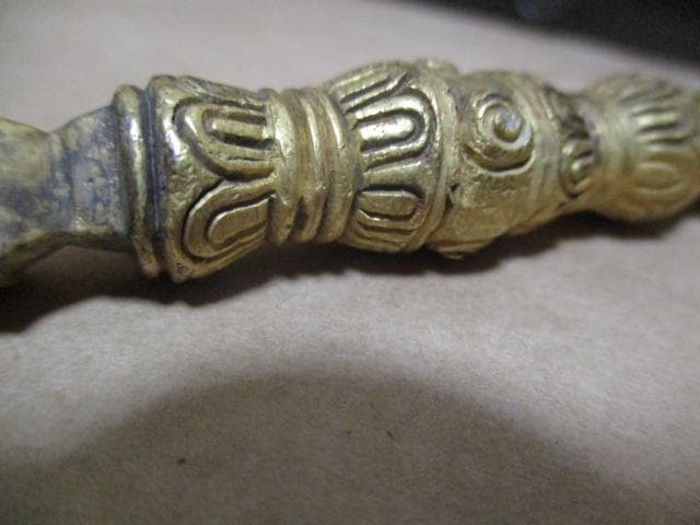 密教法具　独鈷杵　古箱付き　R43-3