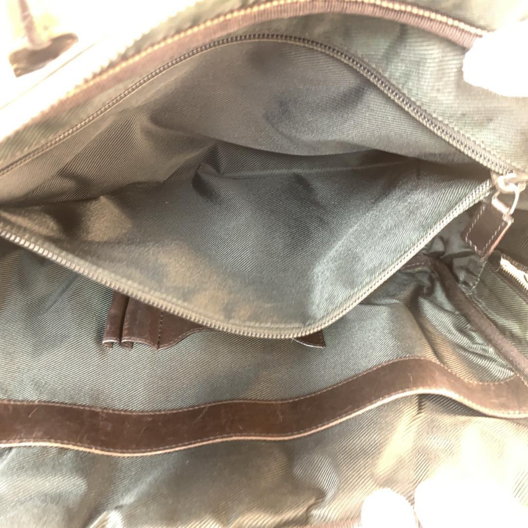 グッチ GGスプリーム GG柄 ビジネスバッグ ブリーフケース PVC ベージュ