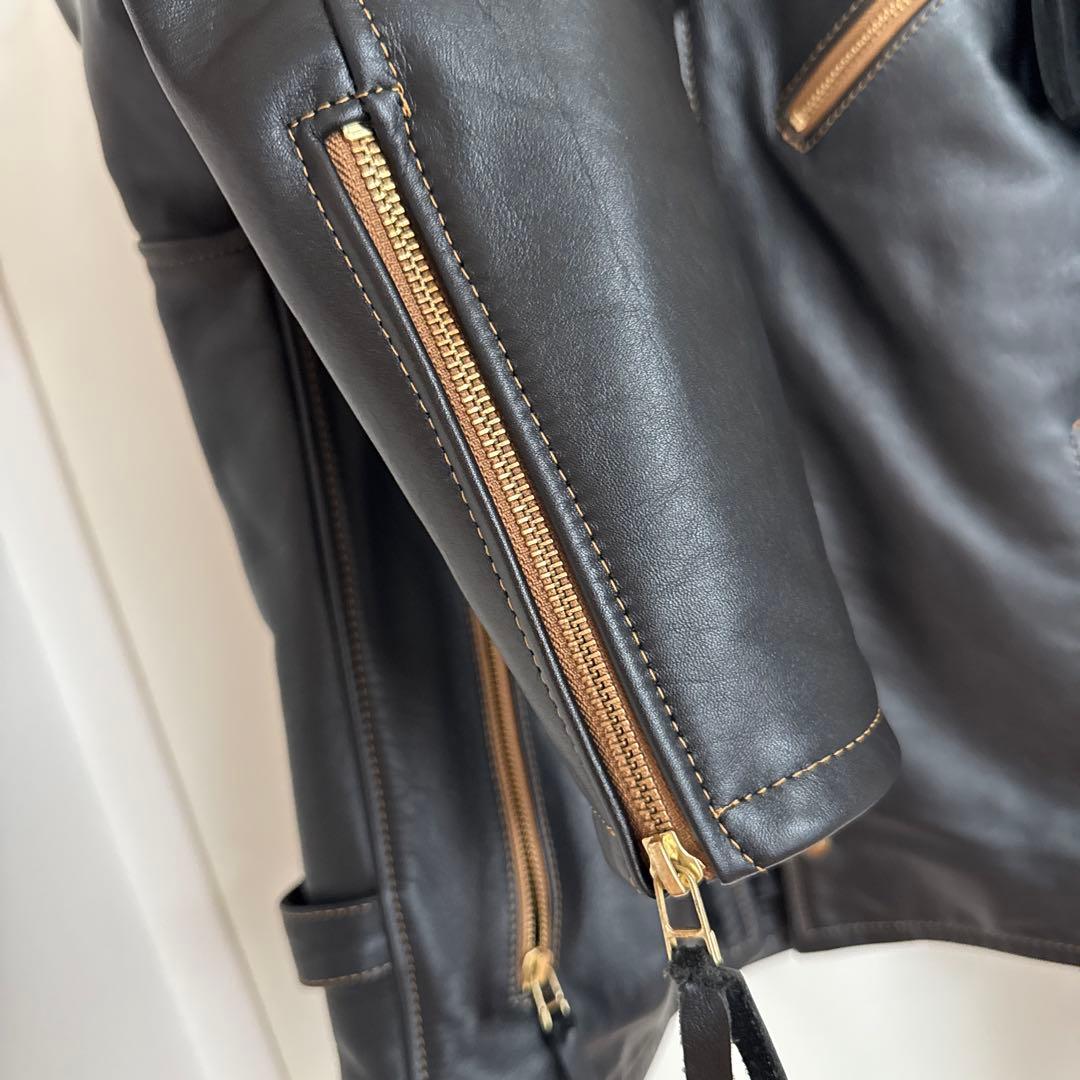 KADOYA レザージャケット　LL 牛革　ライダース