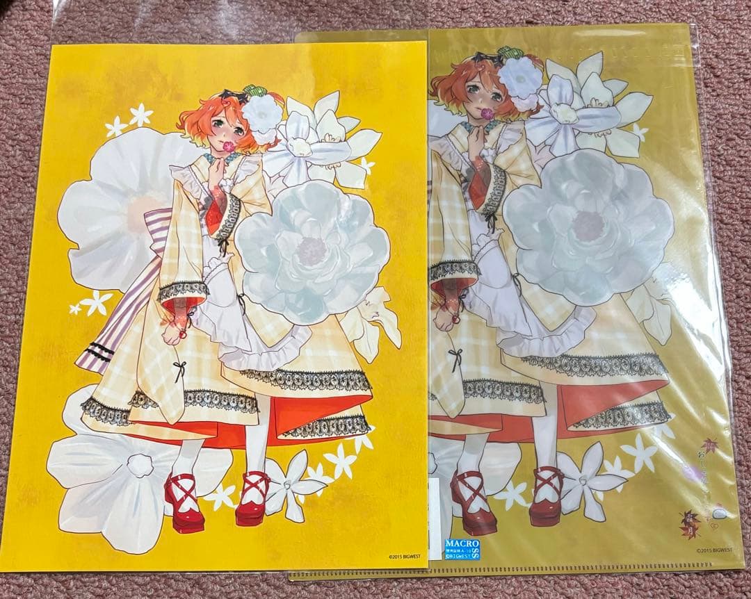 おしゃれまくろす アートカード クリアファイル フレイア シェリル 2点