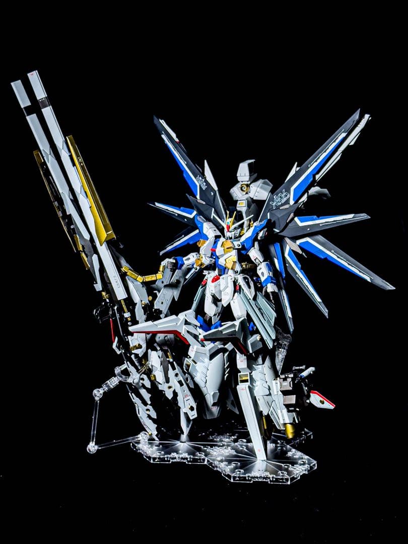 MG1/100 ライジングフリーダムガンダム ゼウスシルエット ミキシング完成品