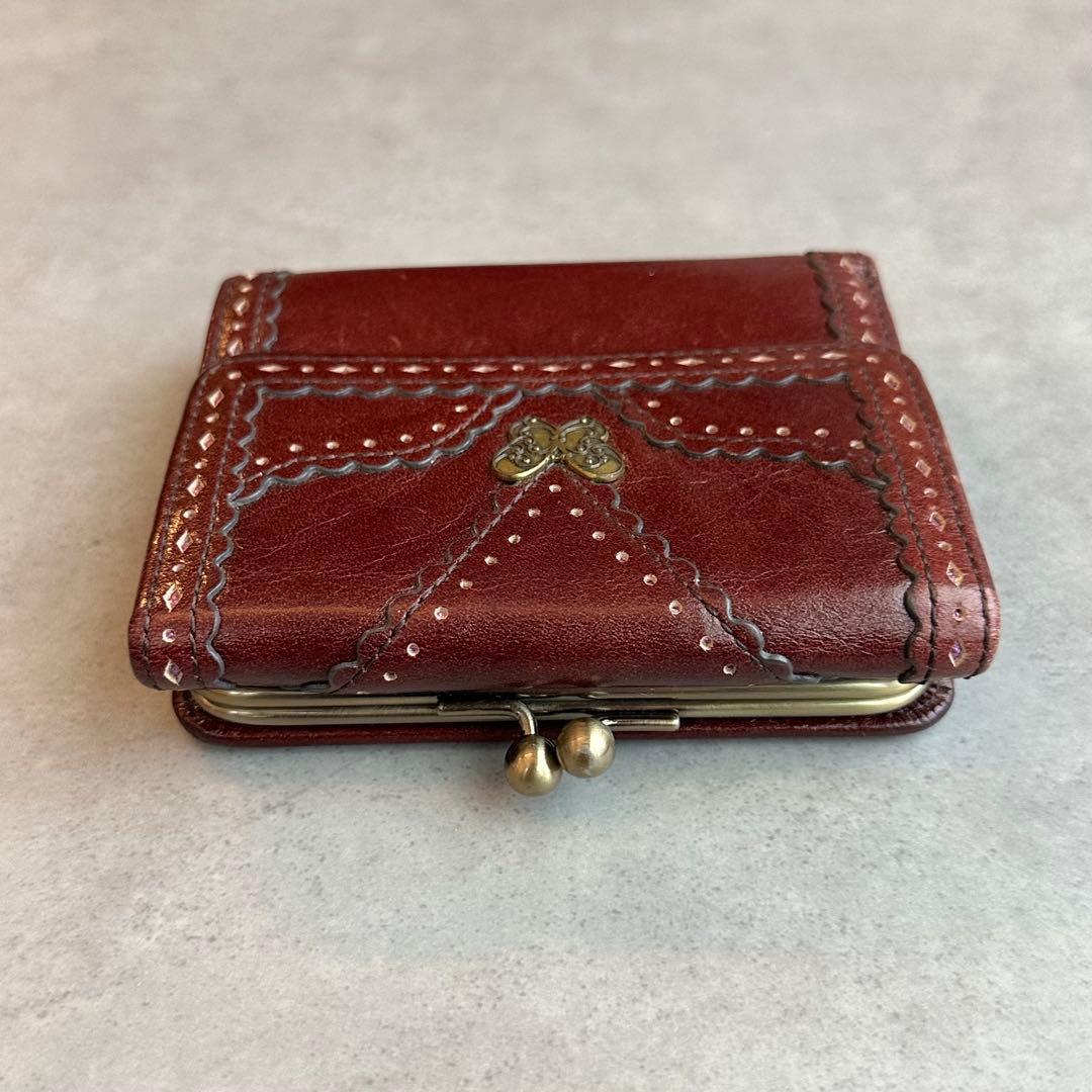 小物 Y2K ANNA SUI Butterfly Gamaguchi wallet