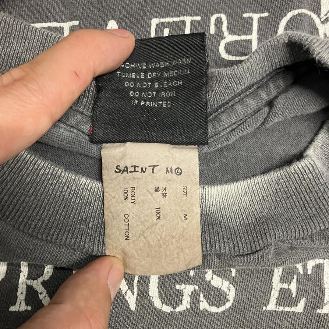 SAINT MICHAEL SS Tee HOPE SPRING ブラック M