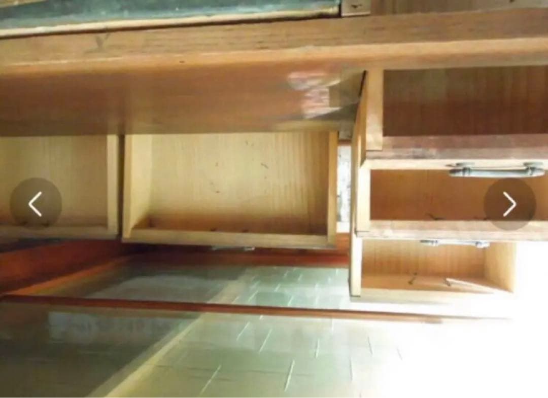 長火鉢 大 引出付 手焙り アンティーク レトロ