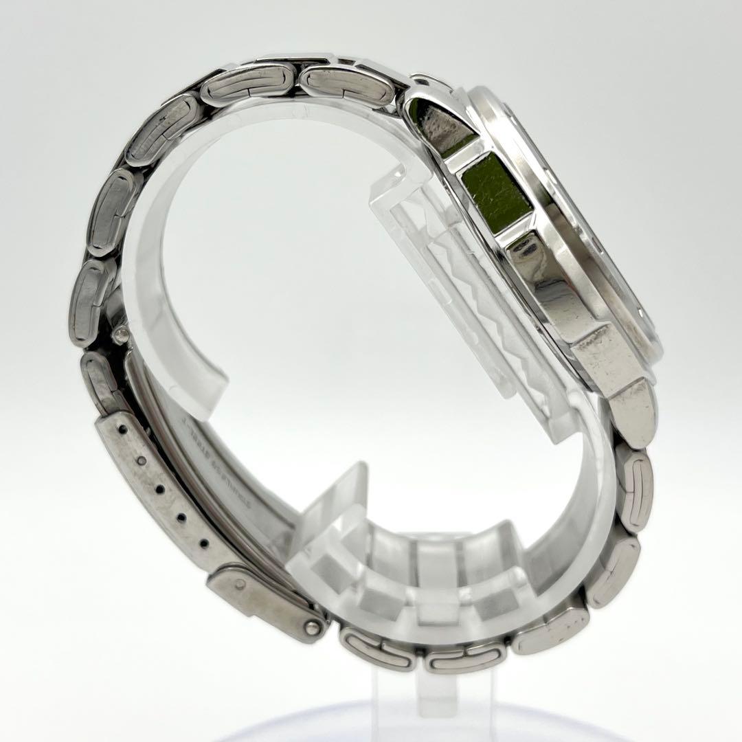 SEIKO 7T92-0CA0 クロノグラフ メンズ 腕時計 新品電池 赤文字盤