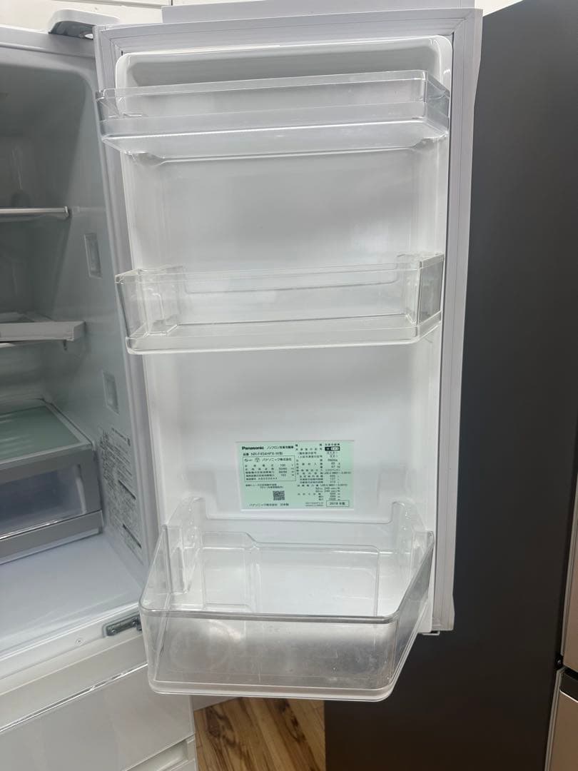 持ち帰り大歓迎　パナソニック冷凍冷蔵庫450L 2018年　NR-F454HPX