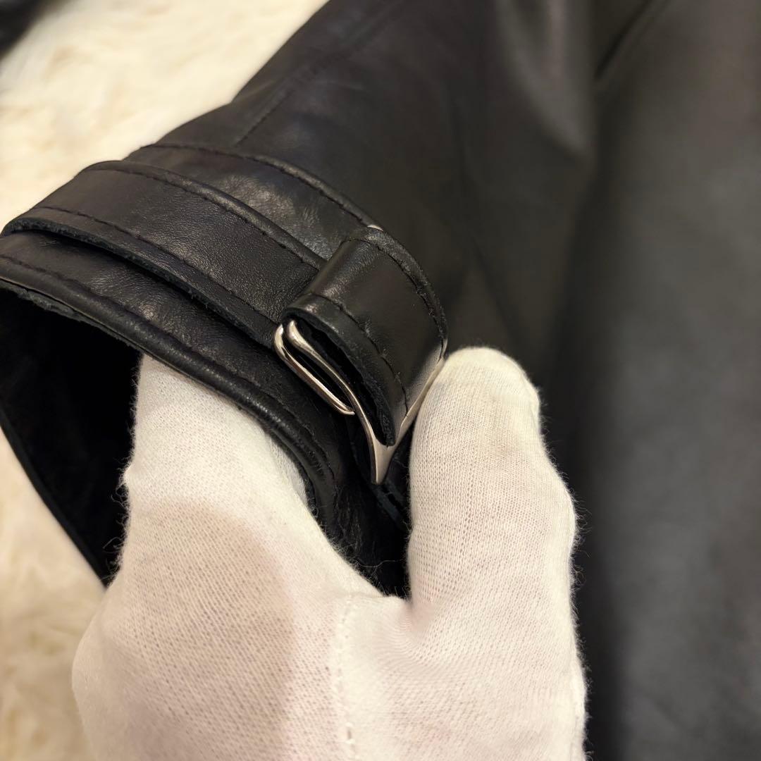 【美品】ルイスレザー　Lewisleather サイクロンタイトフィット38