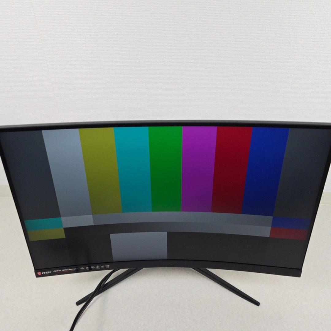 【美品】MSI 湾曲ゲーミングモニター MAG272C 165Hz 27型