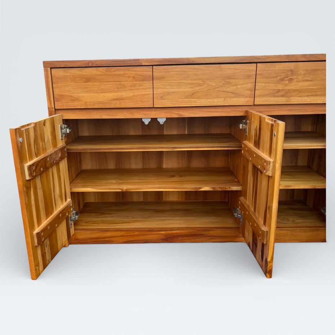 廃盤希少 unico ウニコ BREATH チーク材 キャビネット サイドボード