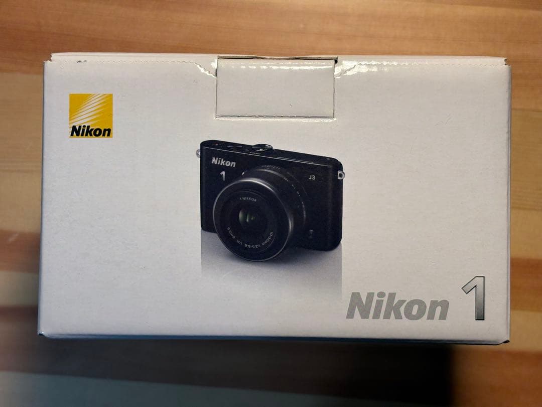 Nikon 1 J3 ミラーレスカメラ 標準ズームレンズ ブラック レンズ保護付