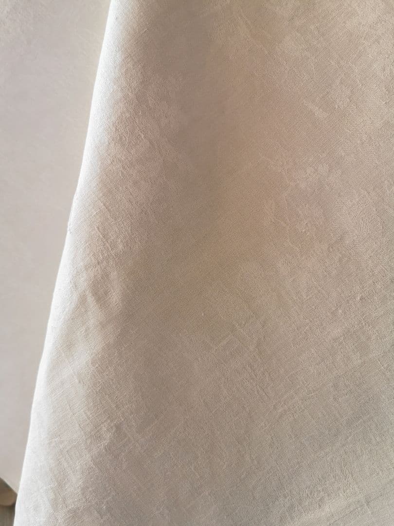 アンティーク ビーダーマイヤー トワルドジュイ 日常美 花文字刺繍ダマスクリネン