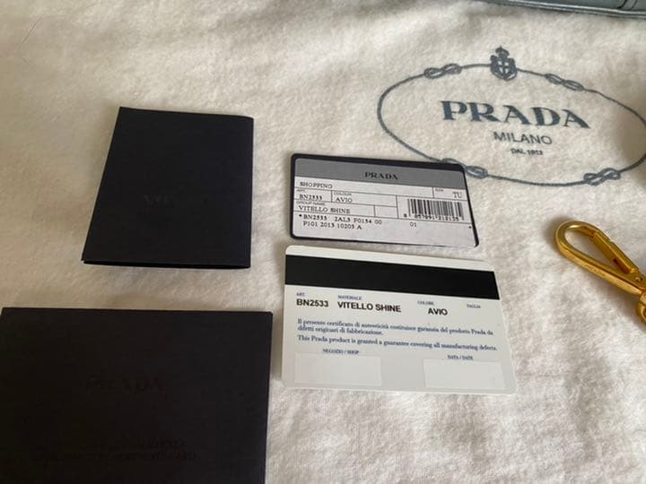 【売り切り価格】【ヴィンテージ】PRADA プラダ　トートバッグ　ブルー