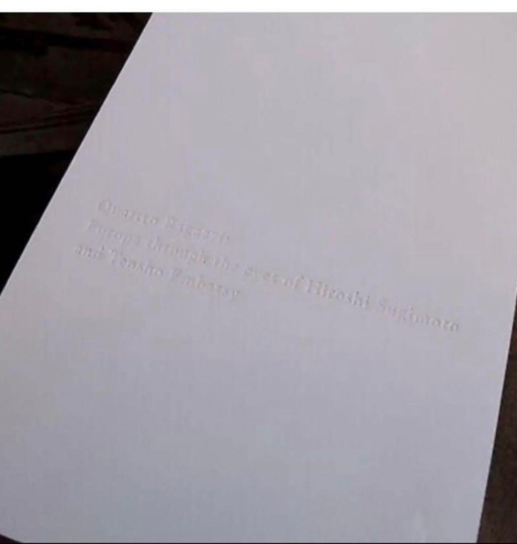 杉本博司 HIROSHI SUGIMOTO ポスター