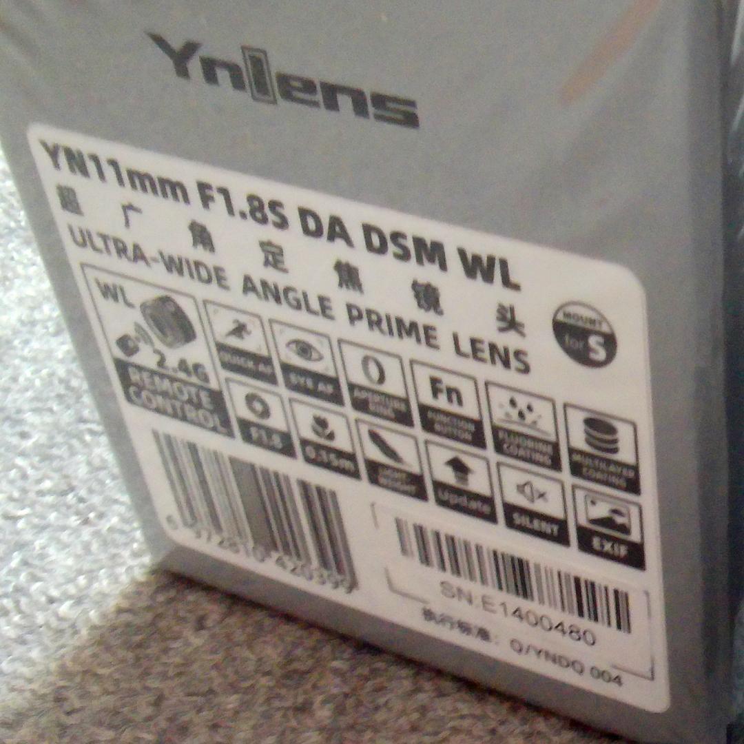 【未使用オマケ付】YONGNUO YN11mm F1.8S DA DSM WL