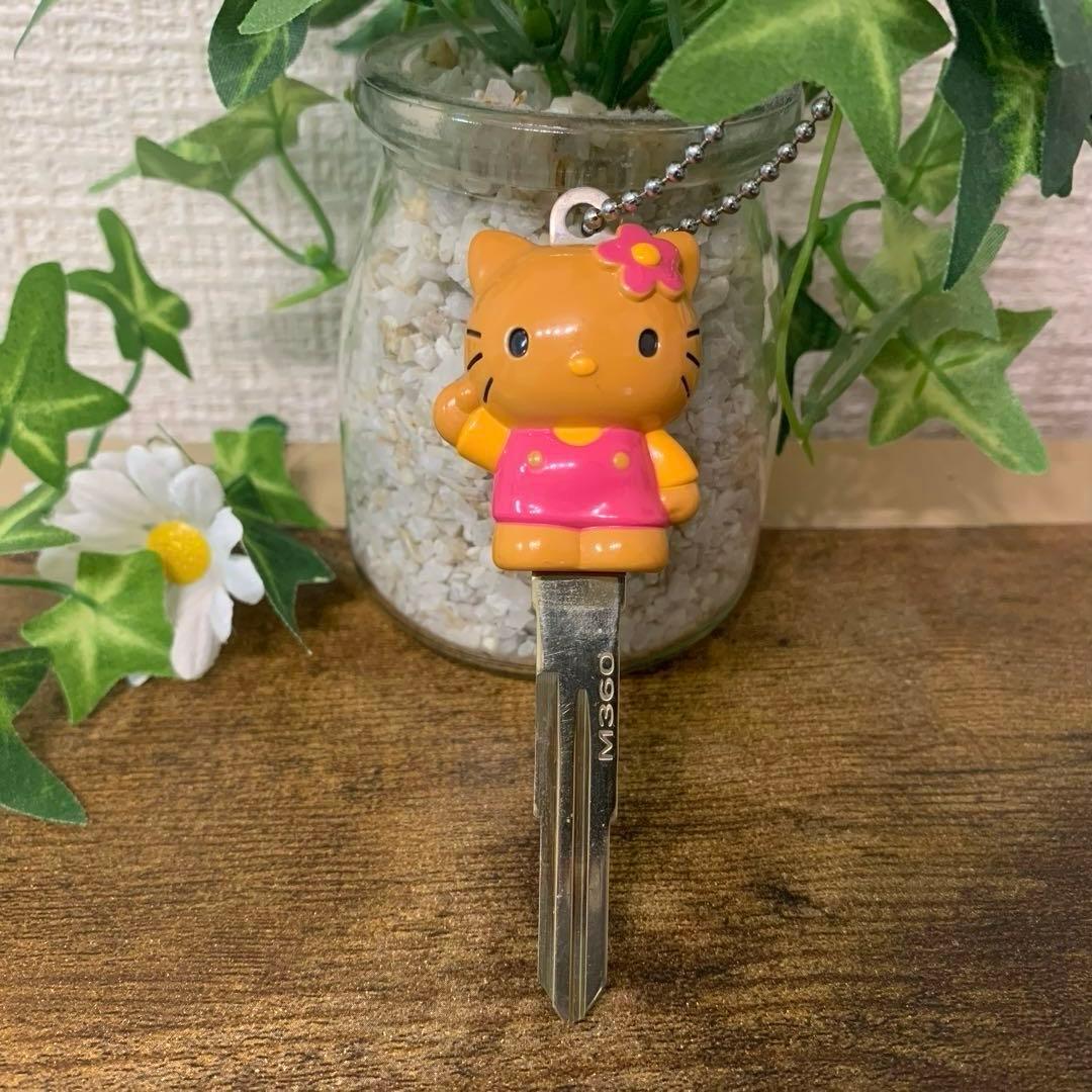 当時物　日焼け　カオハナ　ハローキティ　マスコット　入手困難　ボールチェーン