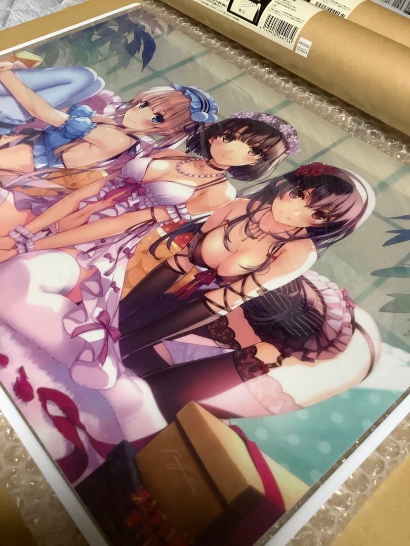 e*3様 冴えない彼女の育てかた クリアポスター 4点 ＆ 耐水ポスター 2点