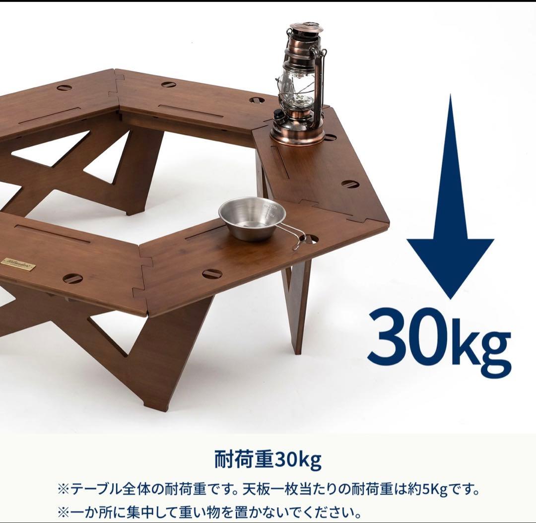 新品未使用！ヘキサゴンテーブルBIG ハイランダー　廃盤品！