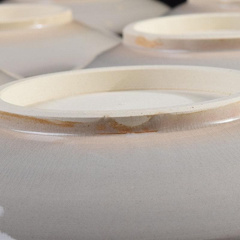 和食器　犬山焼　犬山本窯　尾関作十郎造　染付　銘々皿　十客　共箱　C　R9443