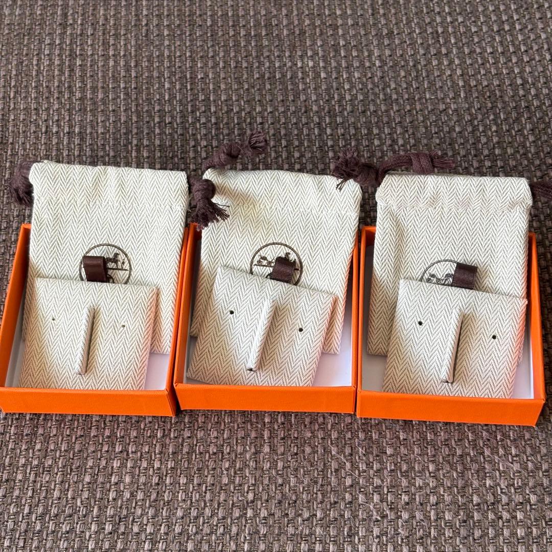 正規品　美品エルメス　時計　ネックレス　ピアスなど　入れ　空箱　巾着袋　9セット