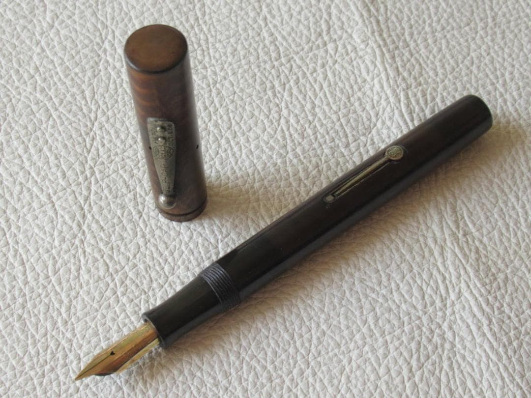 極希少1910年頃◆ウォーターマン IDEAL ベークライト軸 ペン先金ペン太字
