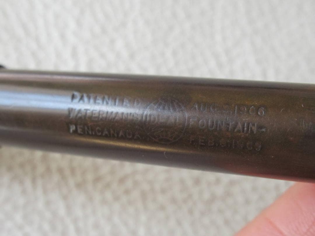 極希少1910年頃◆ウォーターマン IDEAL ベークライト軸 ペン先金ペン太字
