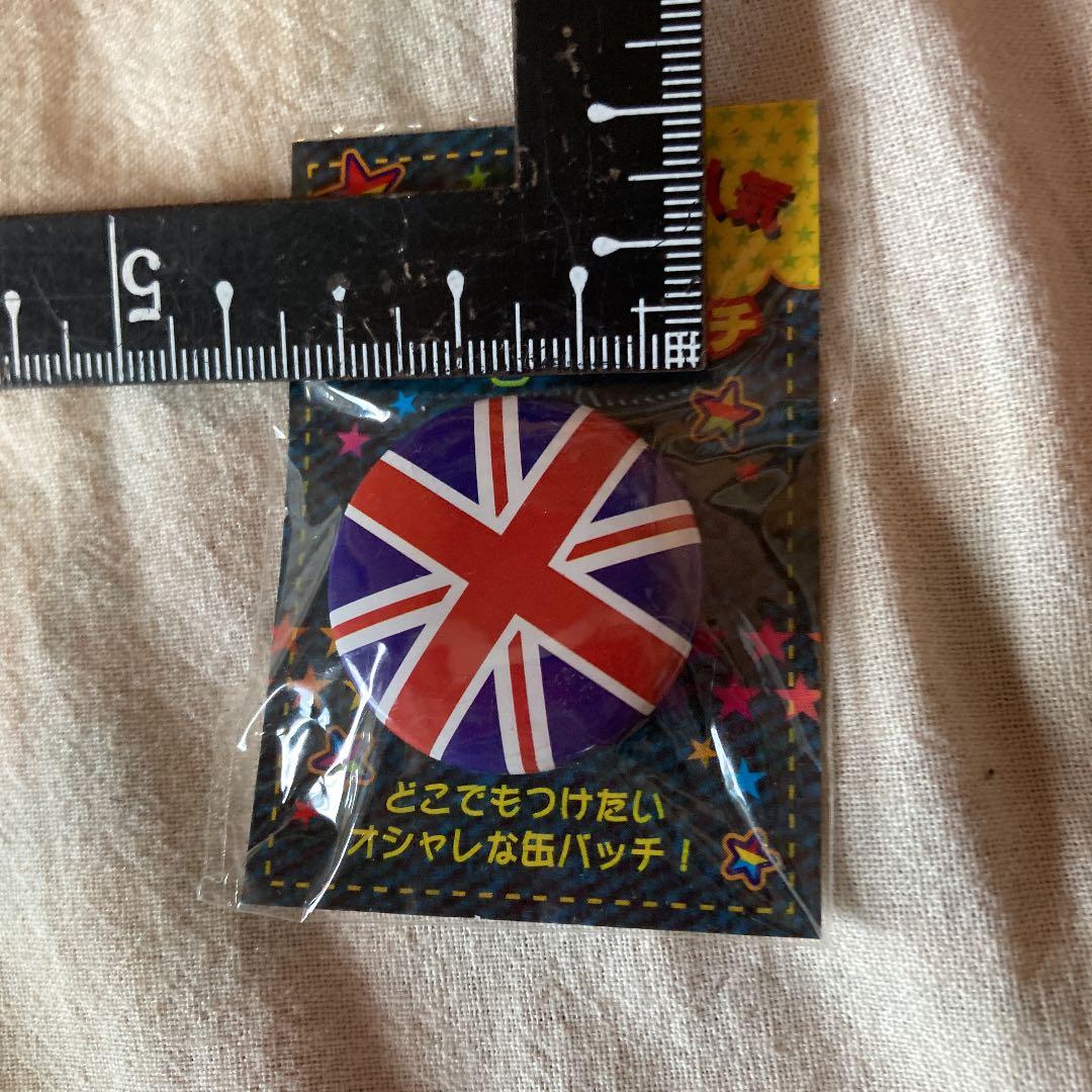 ユニオンジャック　缶バッジ　3cm 新品未使用　イギリス　国旗